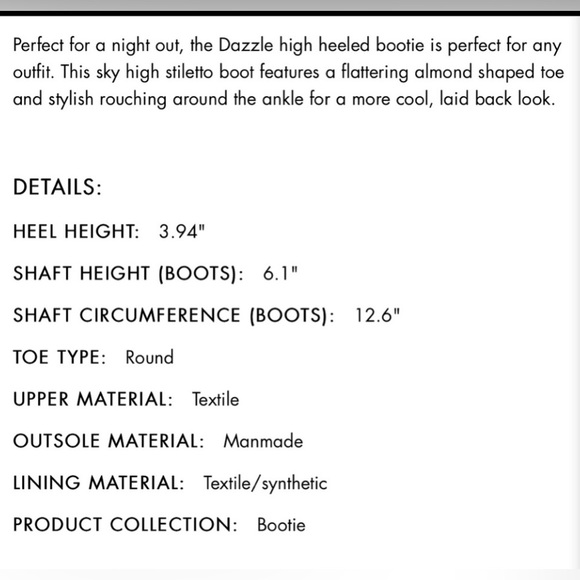 NEW NINE WEST Dazzle 2 White Glass Ankle Dressy Boots Shoes - Picture 6 of 7